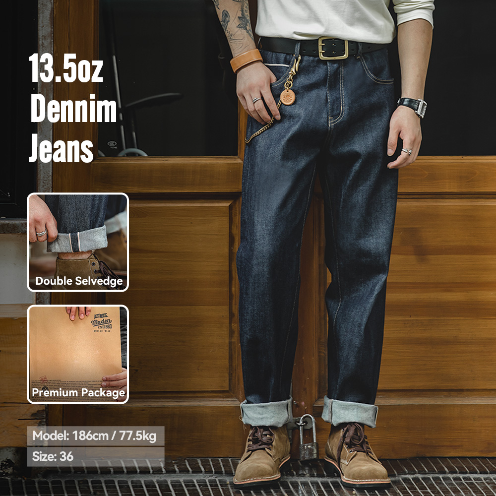Levis Jeans 501 - Maden Vintage 13,5 oz orillo pesado