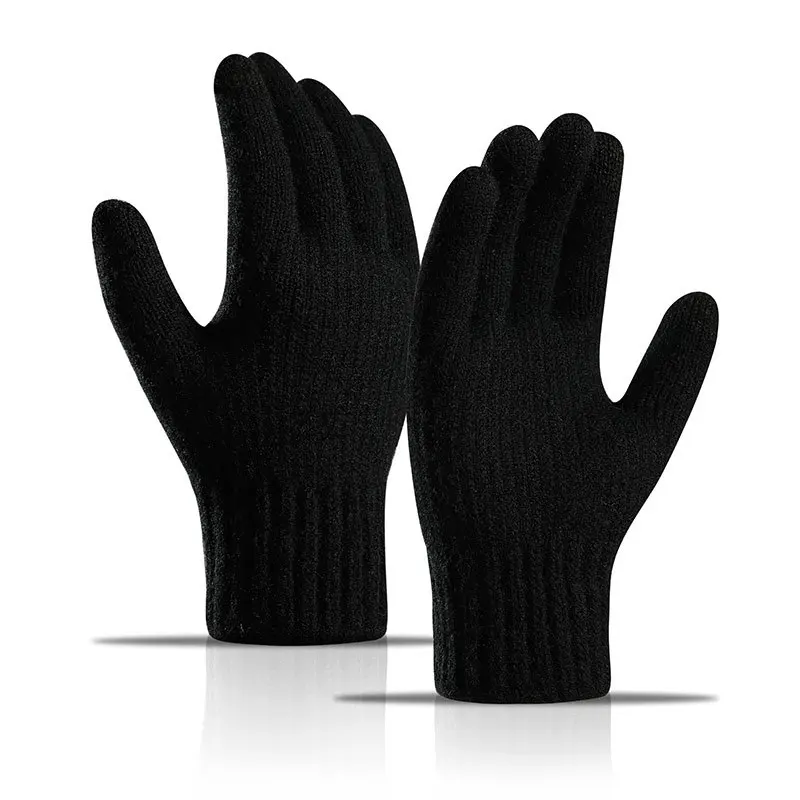 Wool Glove Lined - Guantes de lana de alpaca para