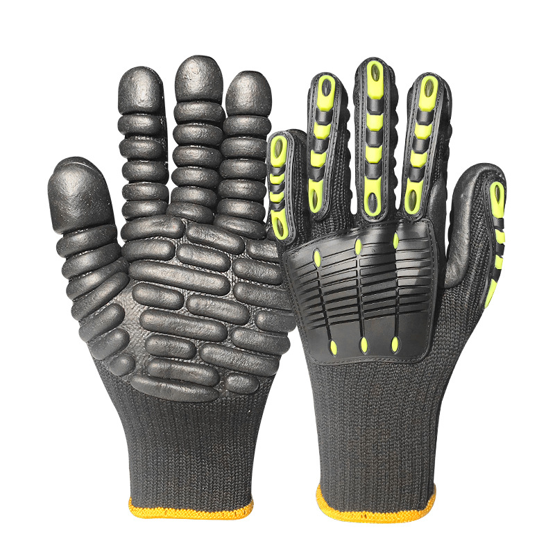 Work Glove Impact - Guantes de seguridad antivibración profesionales para