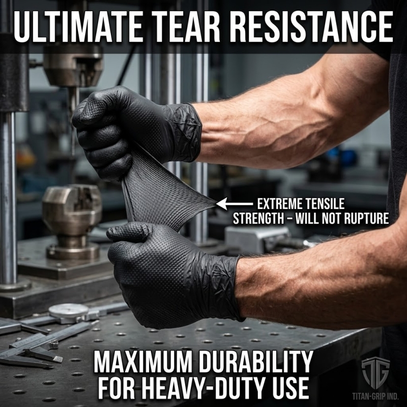 Guantes Industriales de Nitril - Nitrile Mechanic Glove reseña y precio