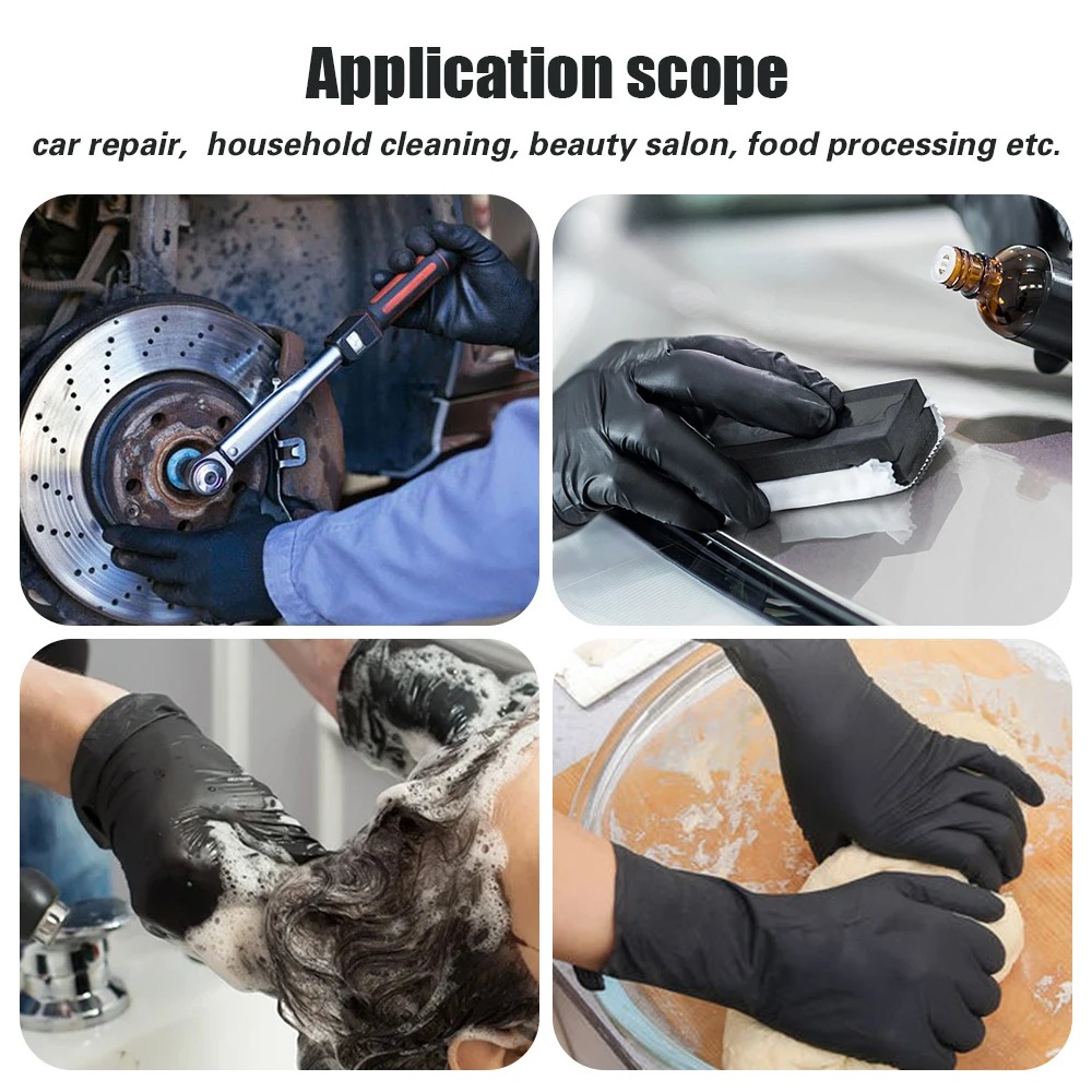 Guantes de Nitrilo Negros Dese - Nitrile Mechanic Glove reseña y precio