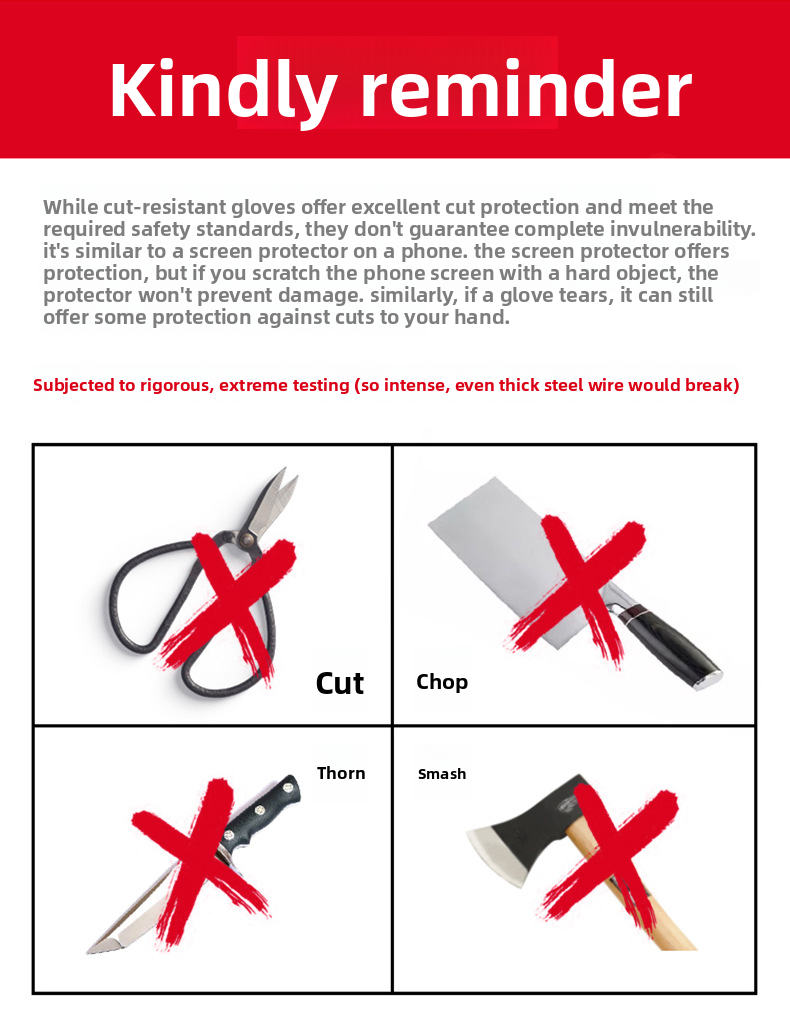 Protector de dedos anticorte,  - Cut Resistant Glove reseña y precio