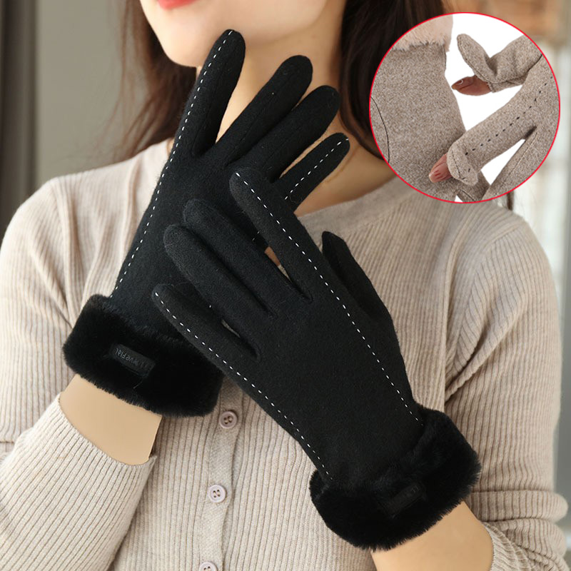 Guantes de invierno para mujer - Wool Glove Lined reseña y precio