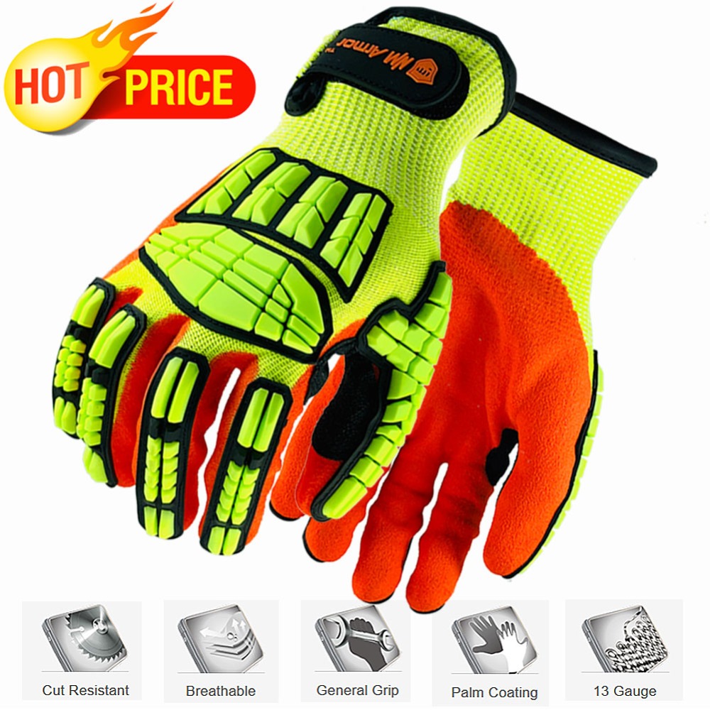 NMSafety Guantes protectores p - Work Glove Impact reseña y precio